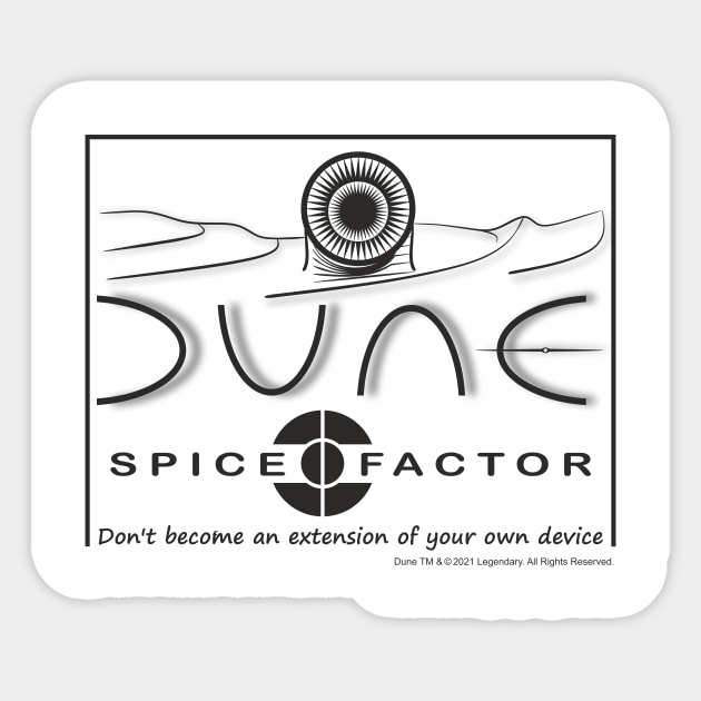 Spice Factor Dune 2021 Sticker by aceofspace